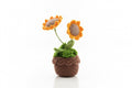 Crocheted Sunflowers in Pot