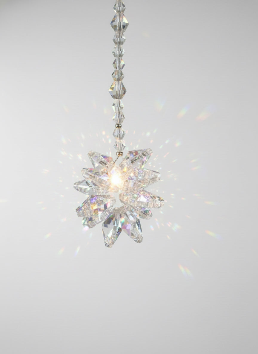 Crystal Christmas ornament