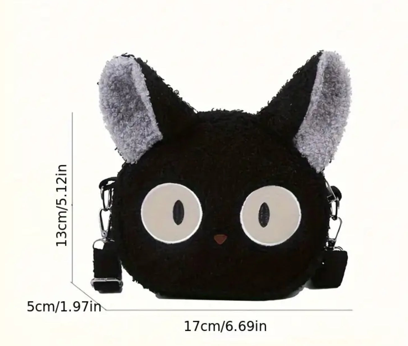 Soft Black Cat Bag