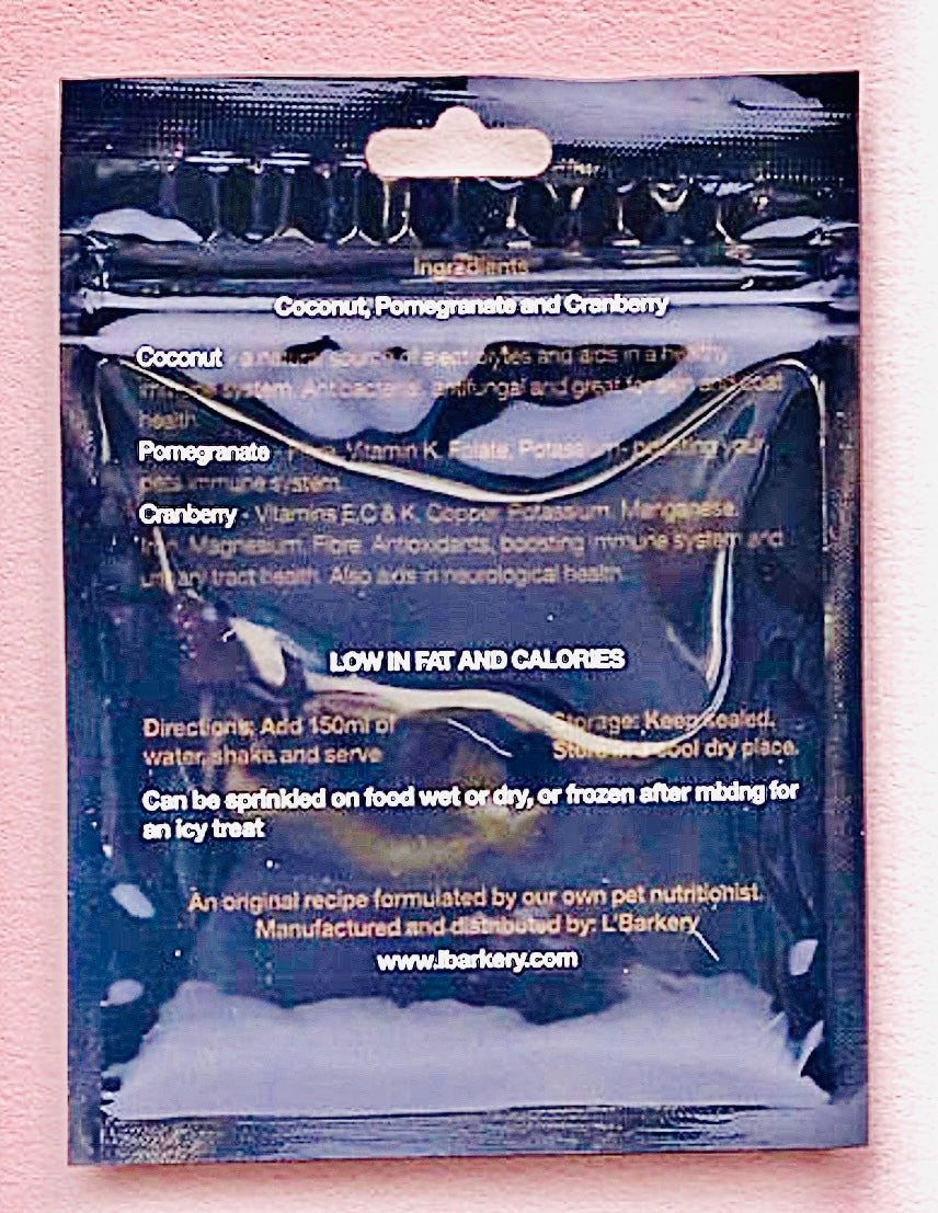 Pawsecco (sachet) Vin mousseux pour chiens et chats