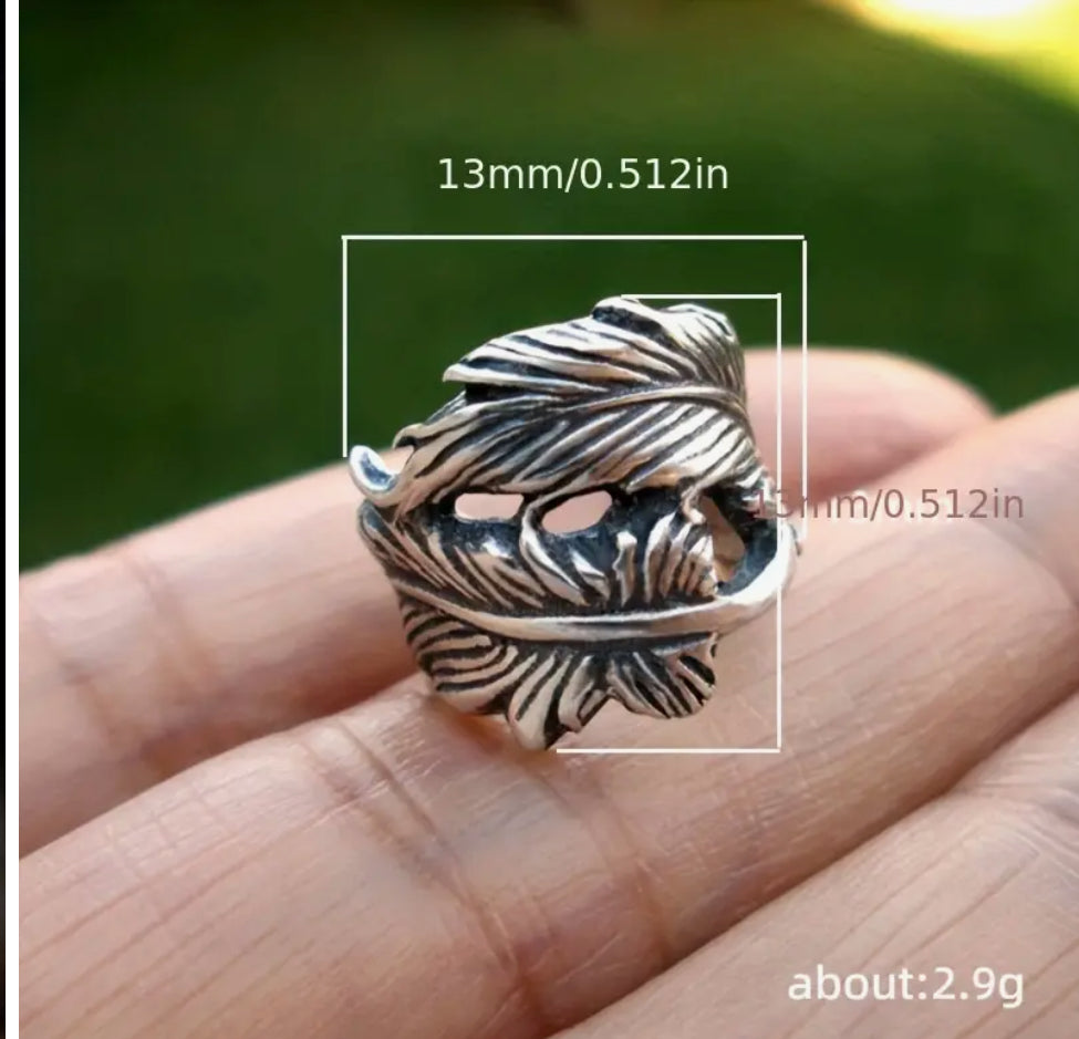 Manchette d'oreille en forme de feuille