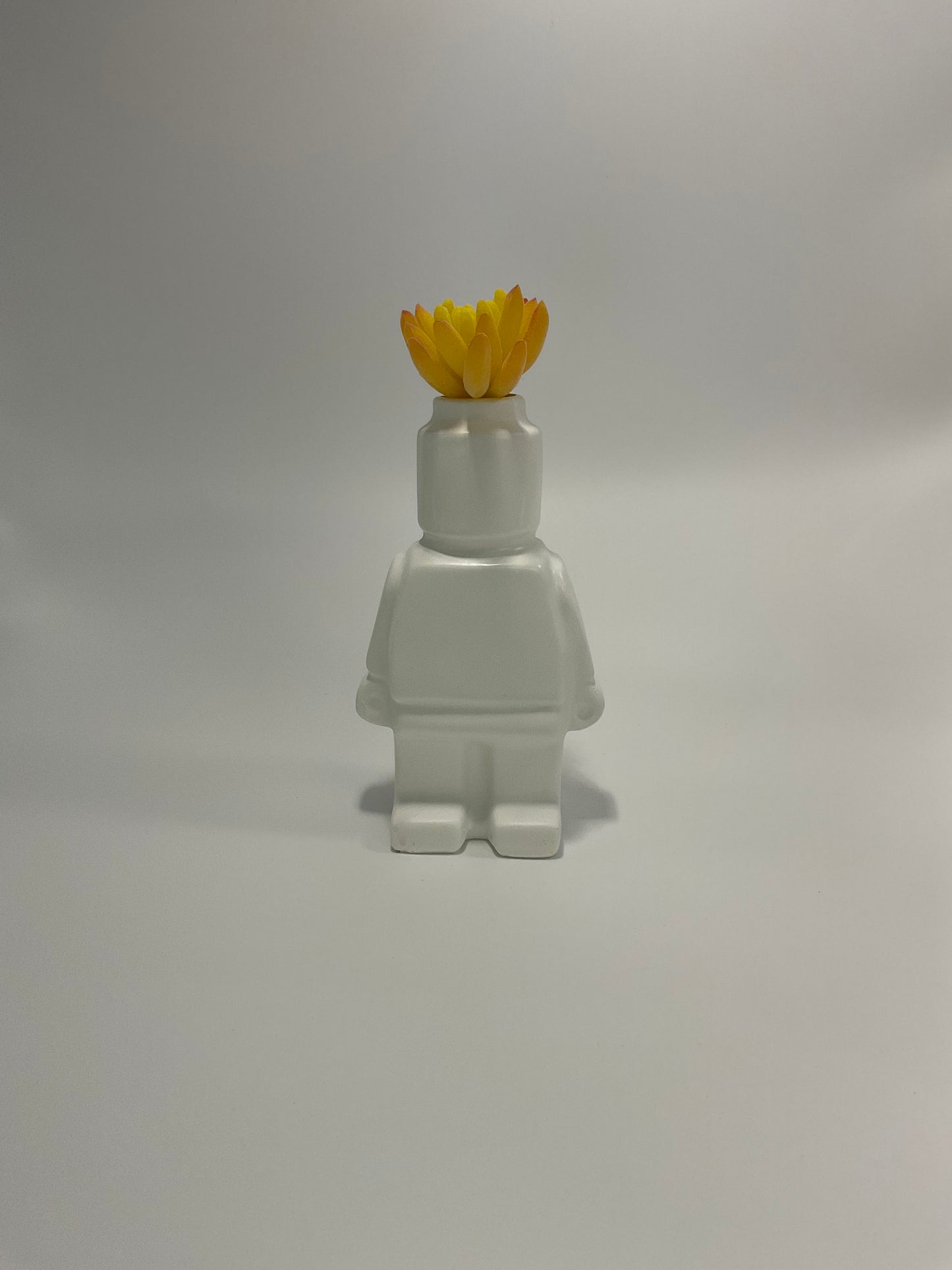 Lego man vase