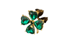 Four leaf clover brooch/pin