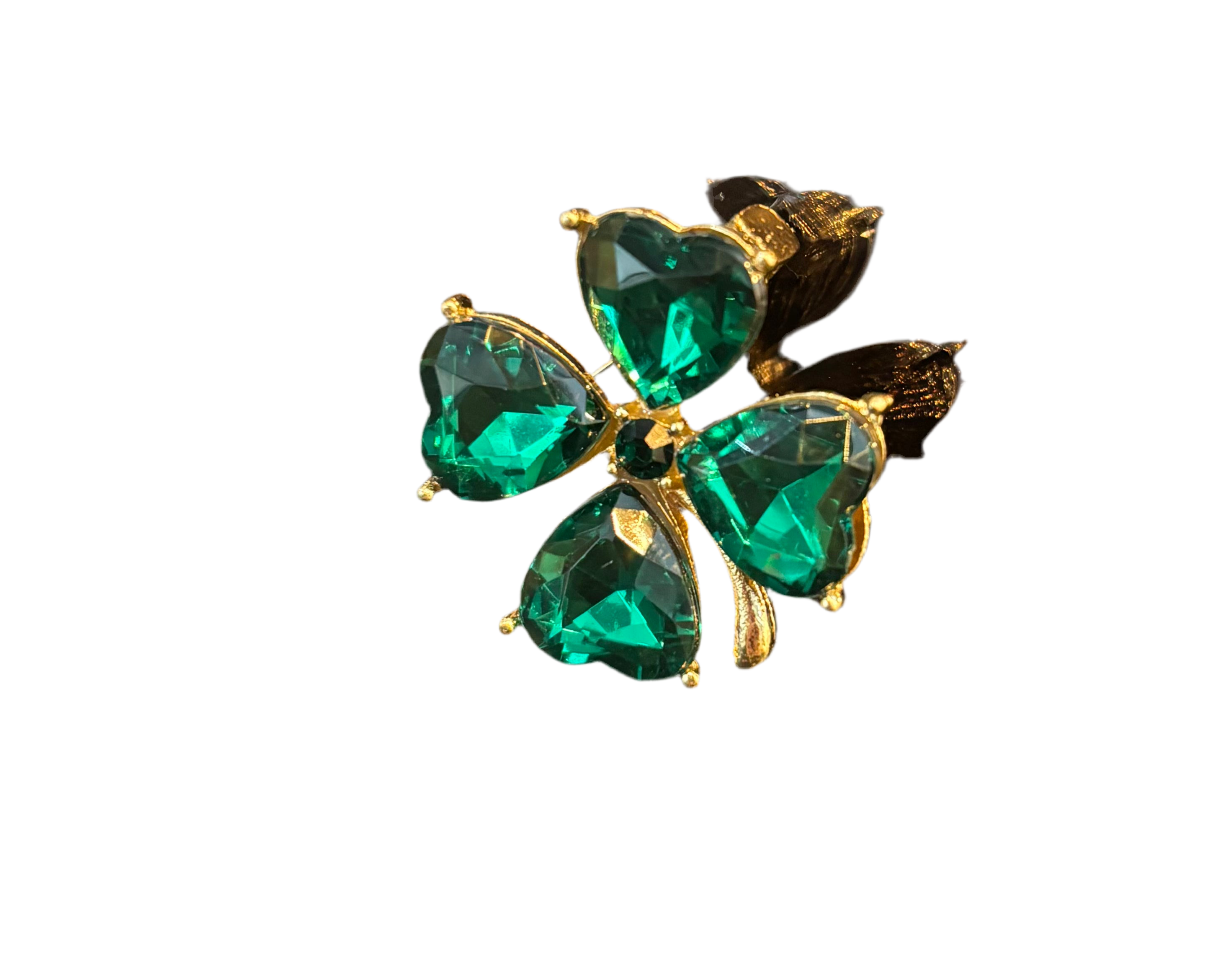 Four leaf clover brooch/pin