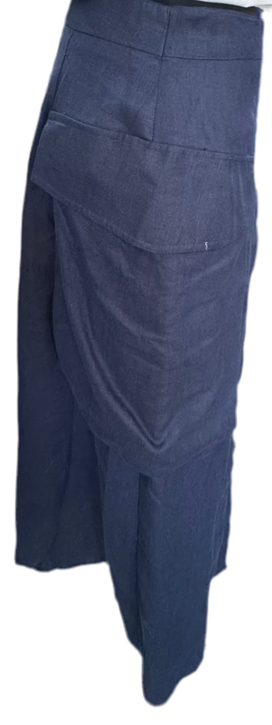 Jupe asymétrique en lin