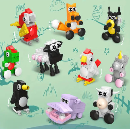 Animal Building Blocks Stocking Filler