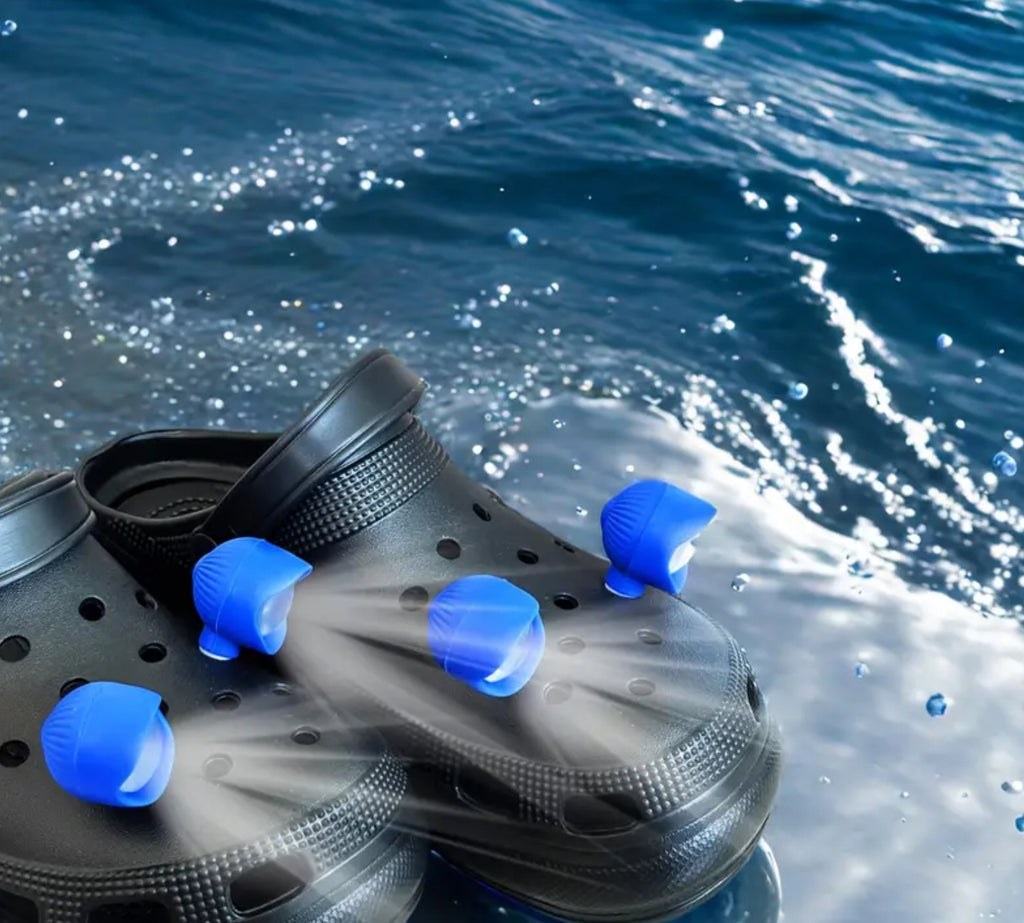 Breloque chaussure lumineuse LED (bleue)