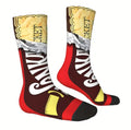Chaussettes fantaisie en forme de barre chocolatée