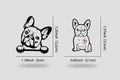 French Bulldog Pin Brooch