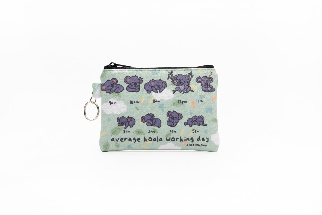 Koala Average Working Day coin purse