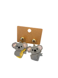 Koala novelty earrings