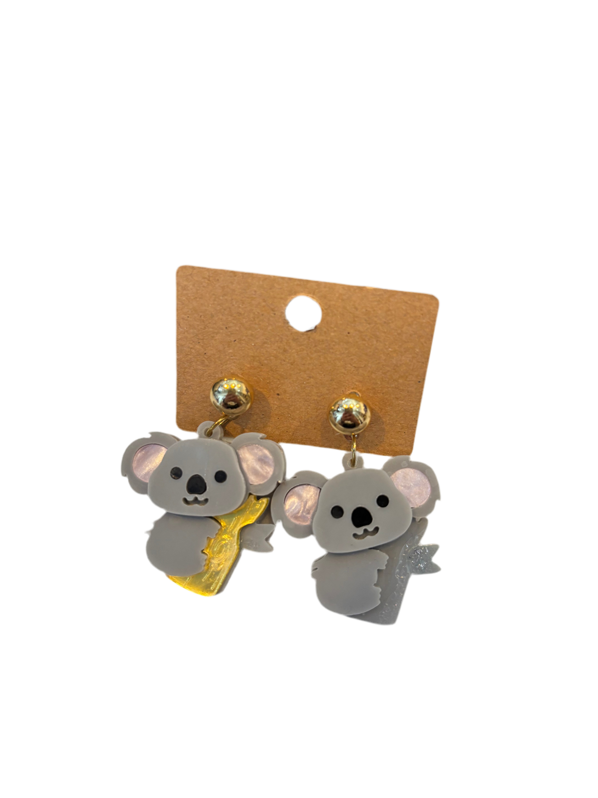 Koala novelty earrings