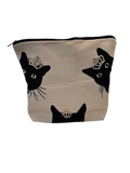 Black cat tiara pouch/case
