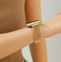Gold-Plated Stainless Steel Chain Apple Watch Strap 38mm