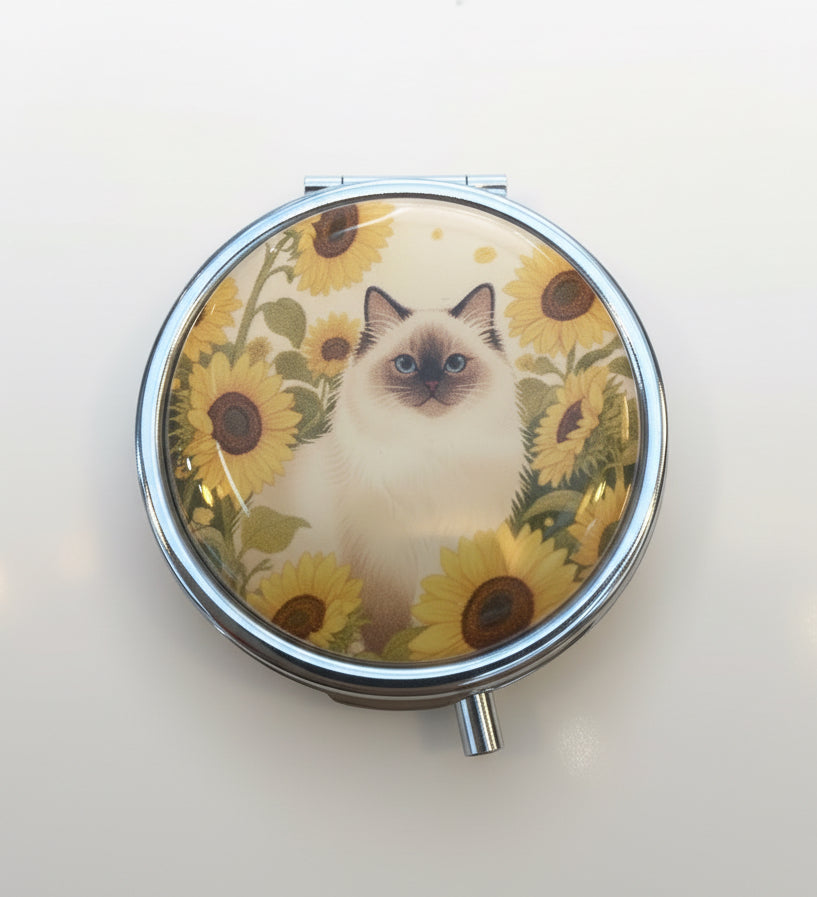 Cat Pill Box - Multi Themes