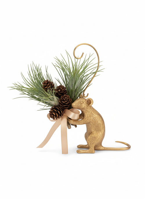 (Copy) Rat Living Plant with Pine Cones