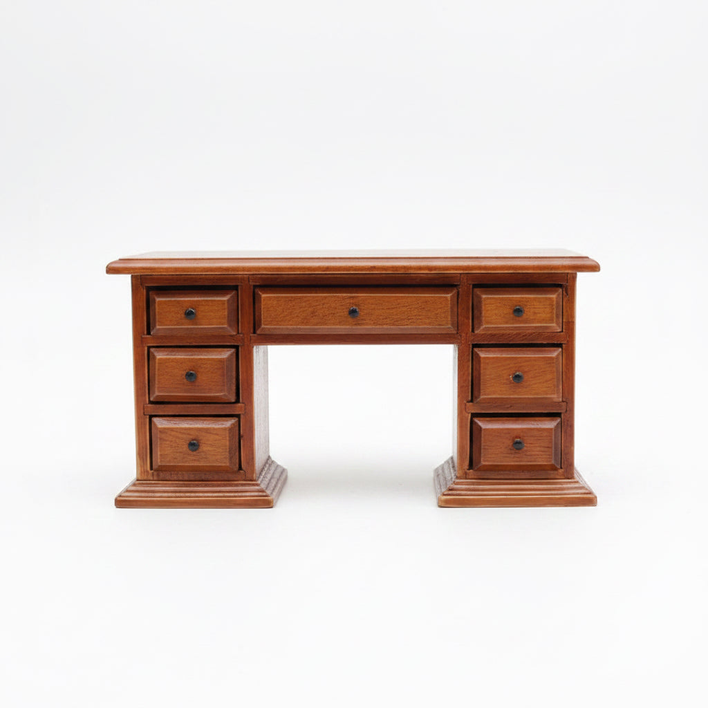 Miniature Wooden Office Desk