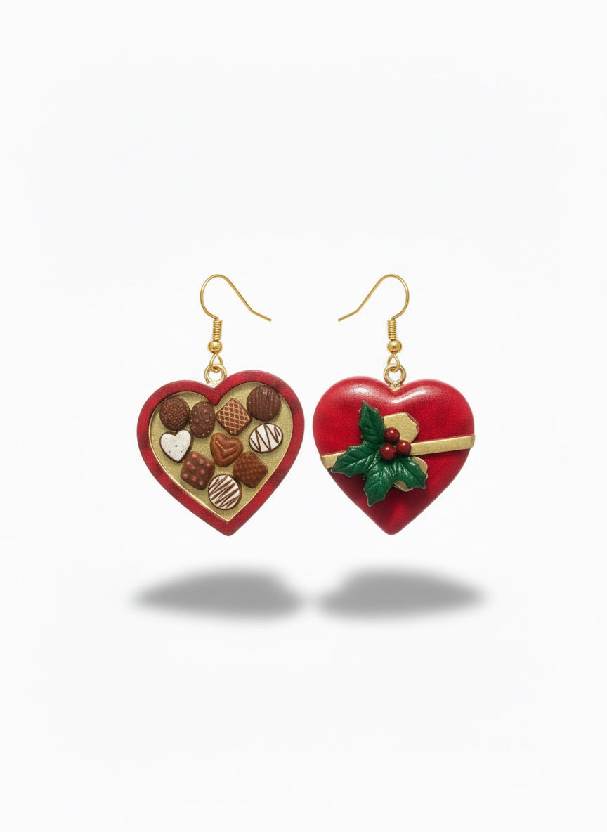 Christmas Chocolate Earrings
