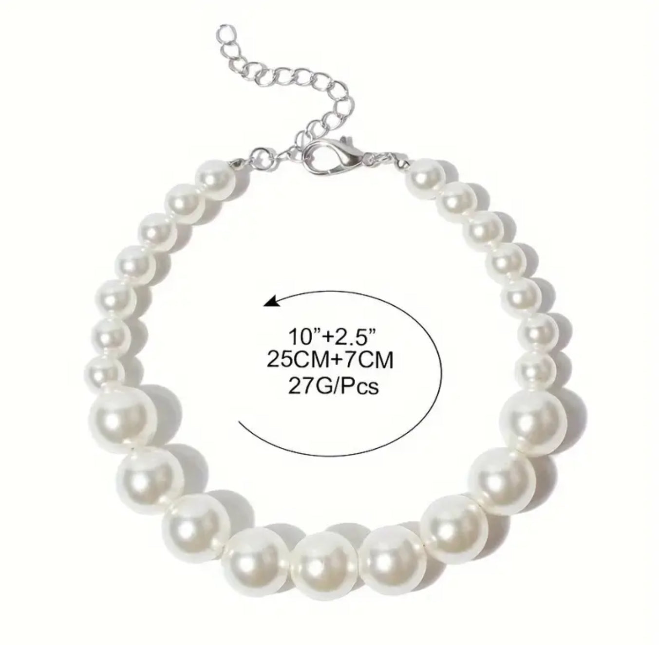 Collier de perles pour chien/chat