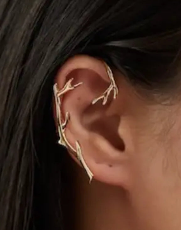 Boucles d'oreilles branches (or ou argent)