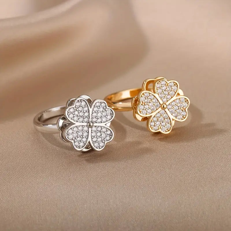 Bague Fidget Clover
