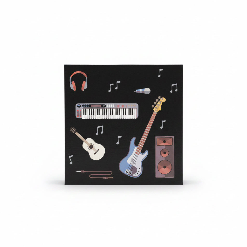 3D Pop-Up Greeting Card - Band