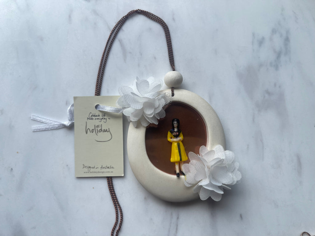 Collier artisanal chaîne en or rose 80 cm