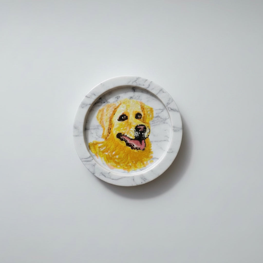 DIY Marble Coaster
