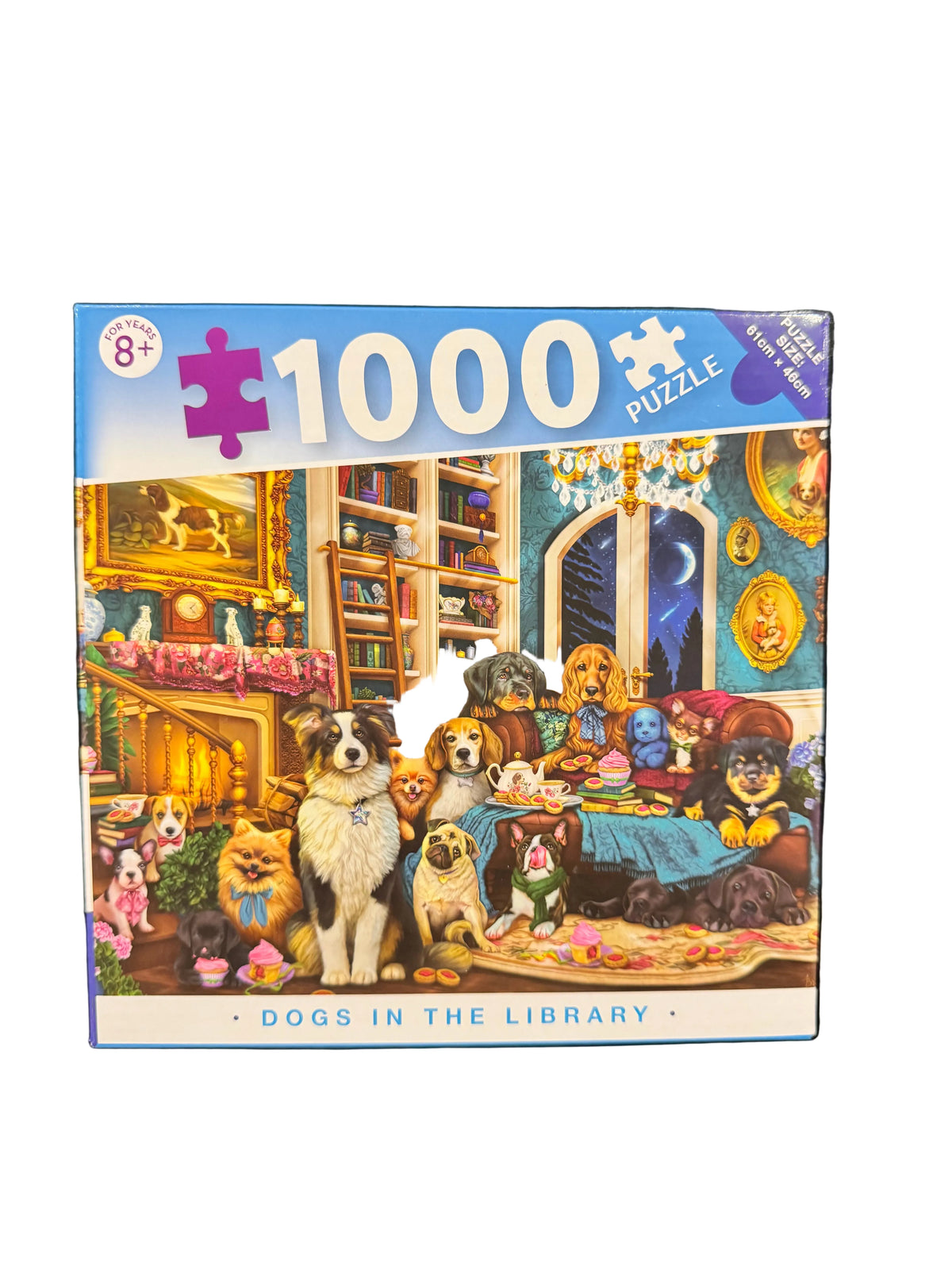 Dogs in the Library 1000 Piece Jigsaw Puzzle