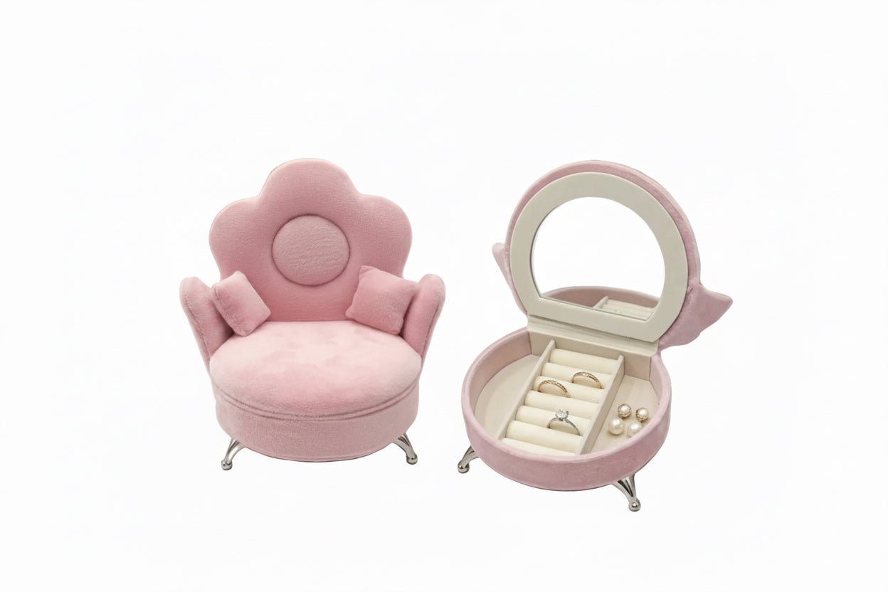 Velvet Armchair Jewellery Box