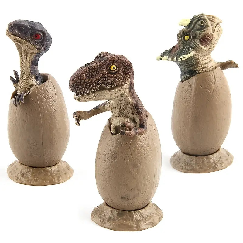 Dino Egg Surprise – Mini-statues de dinosaures semi-éclos