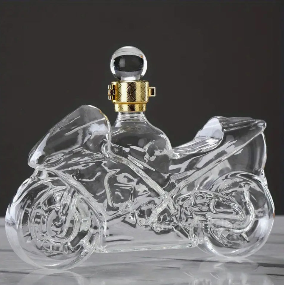 Bouteille en verre pour moto
