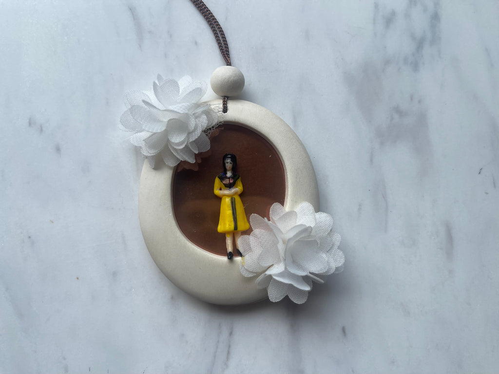 Collier artisanal chaîne en or rose 80 cm