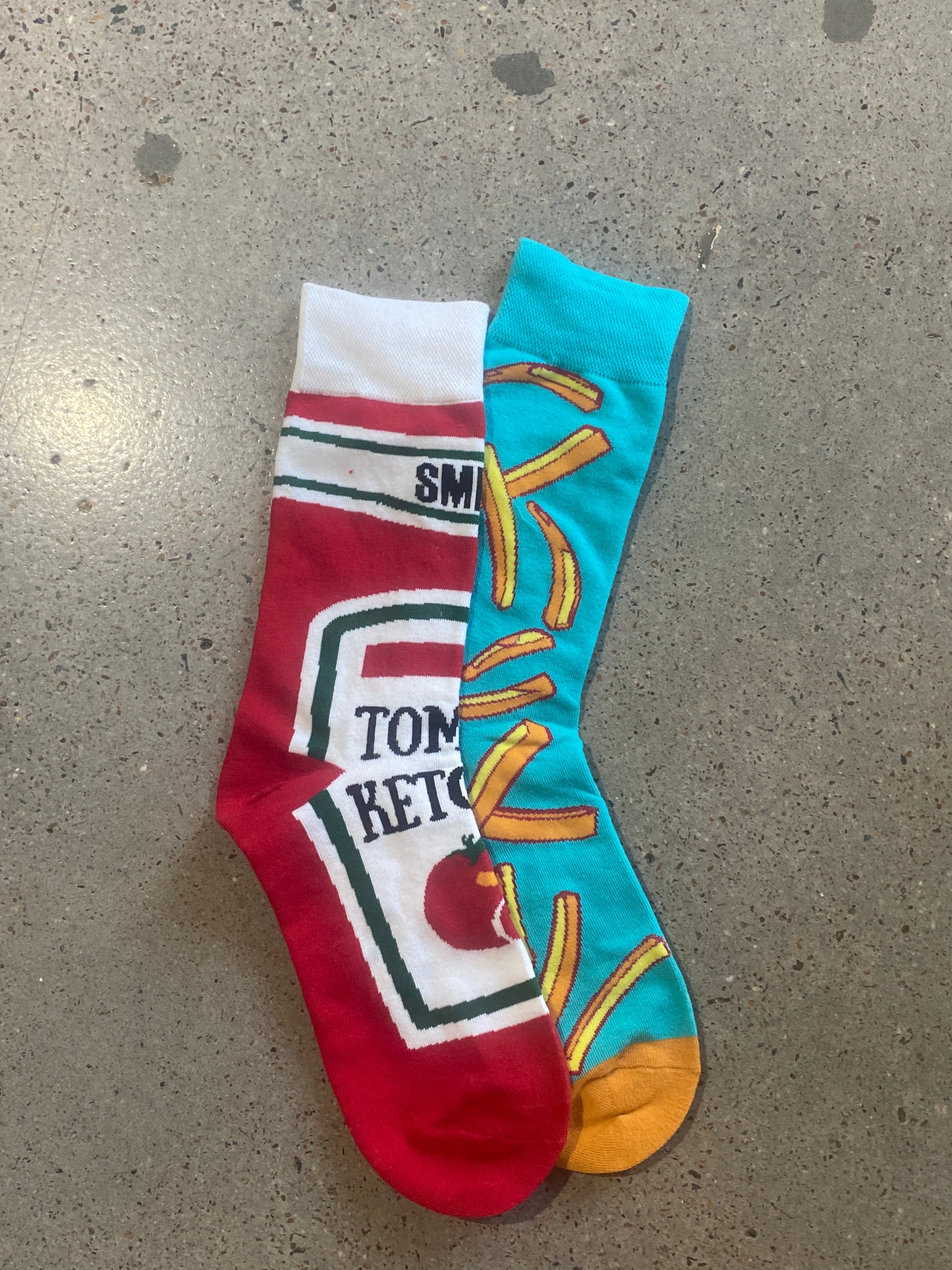 Ketchup and Chips Socks