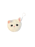 White cat coin purse