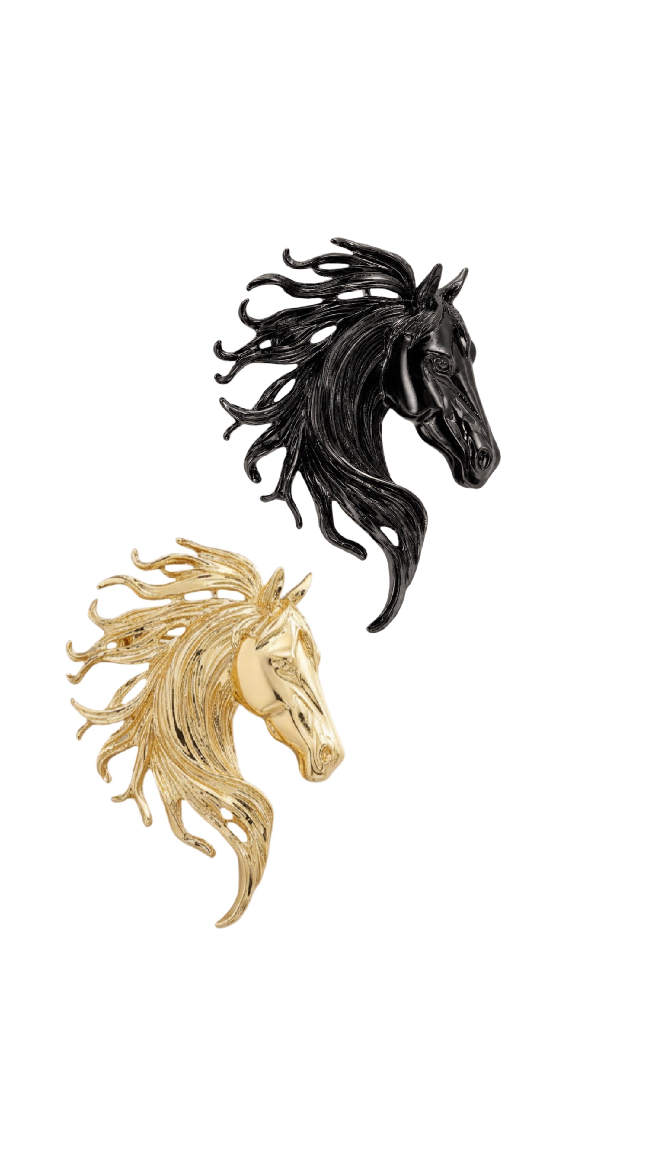 Vintage Horse Head Brooch