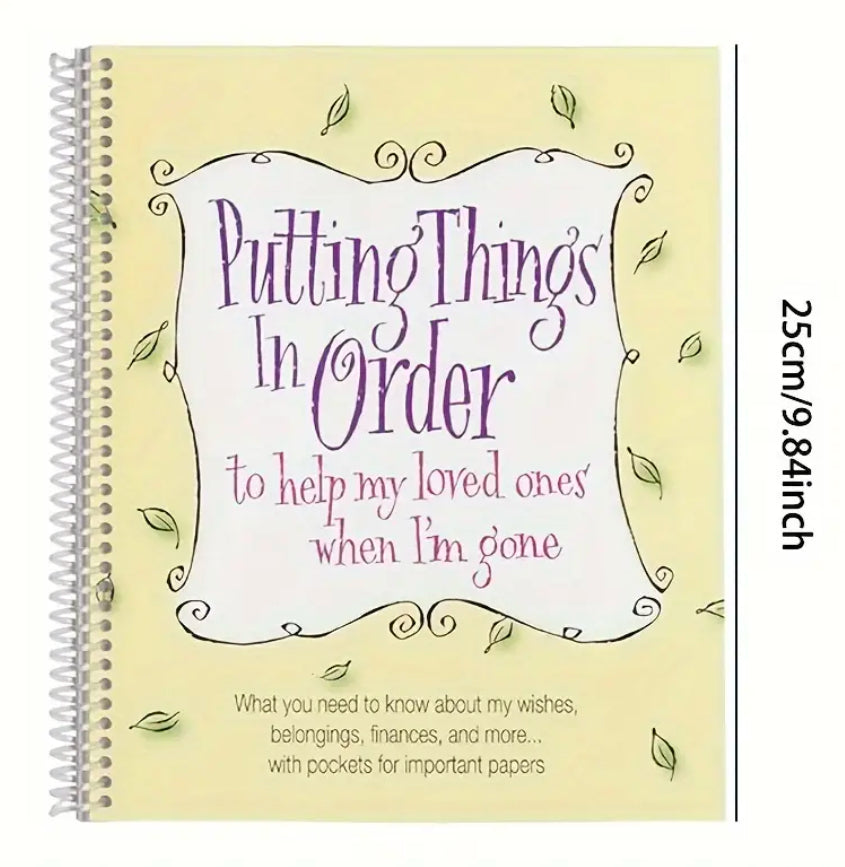 Putting Things in Order Book