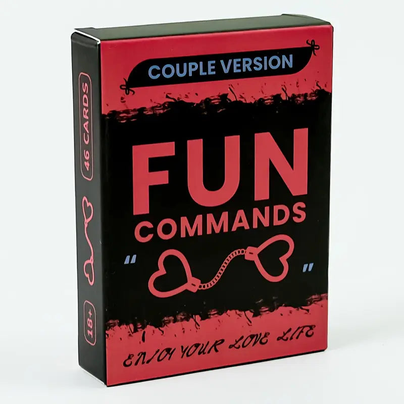 Fun Commands Couple Card Game