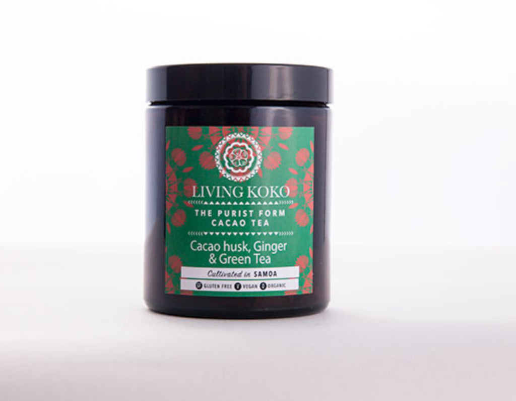 Cacao, gingembre et thé vert (feuilles en vrac) 60 g