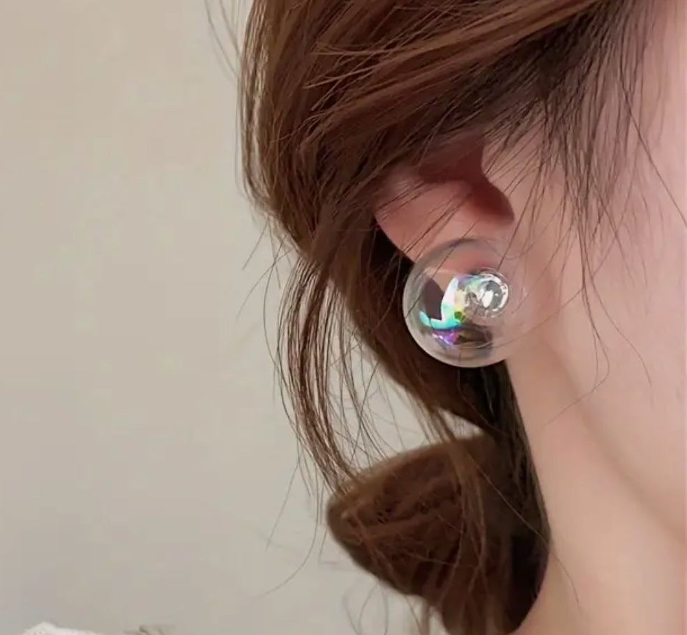 Clear Bubble Earrings