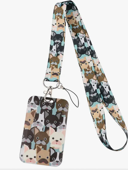 Dogs Print Lanyard