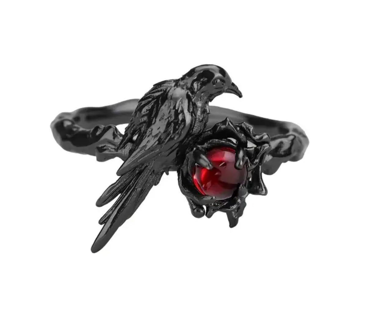 Bague du corbeau noir