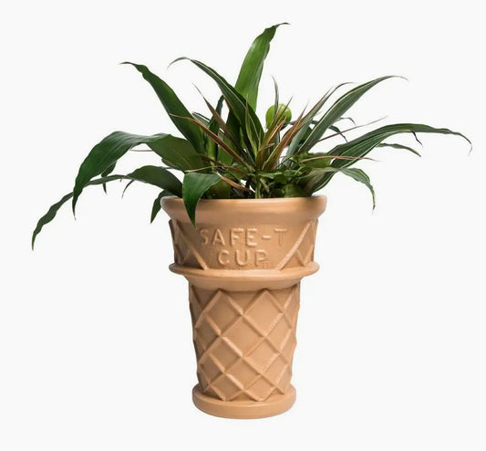 Ice Cream Cone Planter Pot