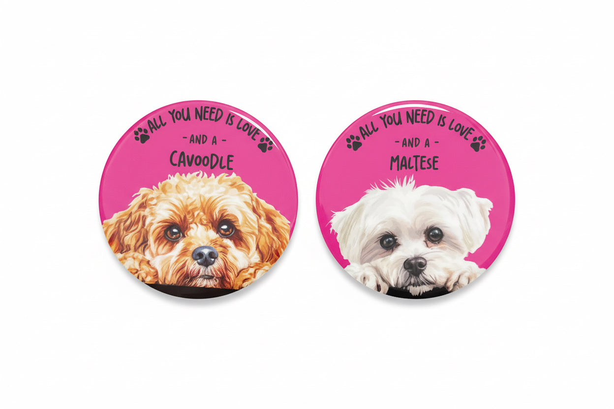 Ceramic Dog Coaster (2 types)