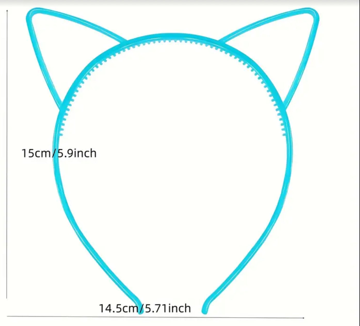 Serre-tête oreilles de chat phosphorescent