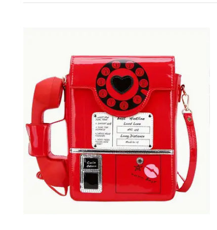 Red phone bag ( answers calls!)