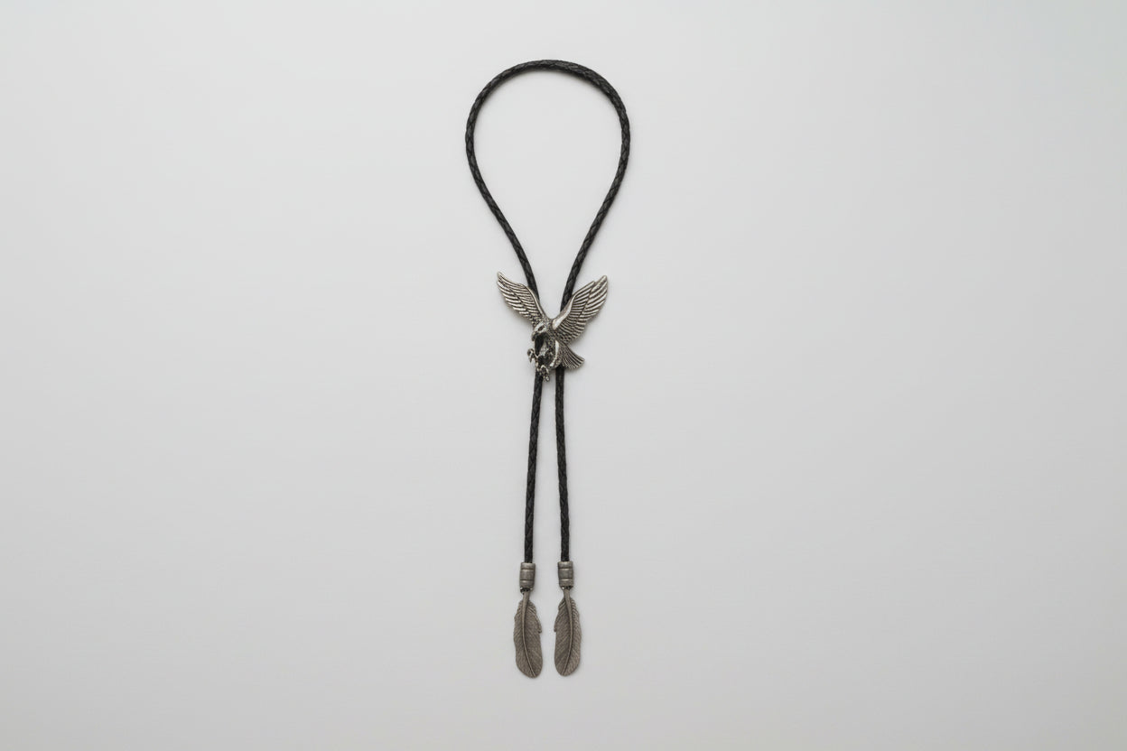 Western Cowboy Bolo Tie - Eagle