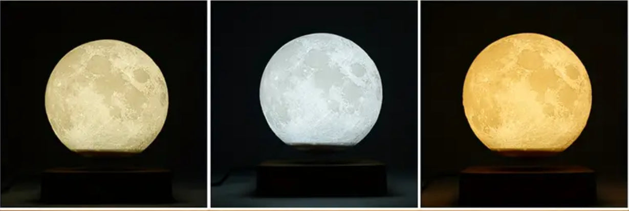 Levitating Rotating Moon Light