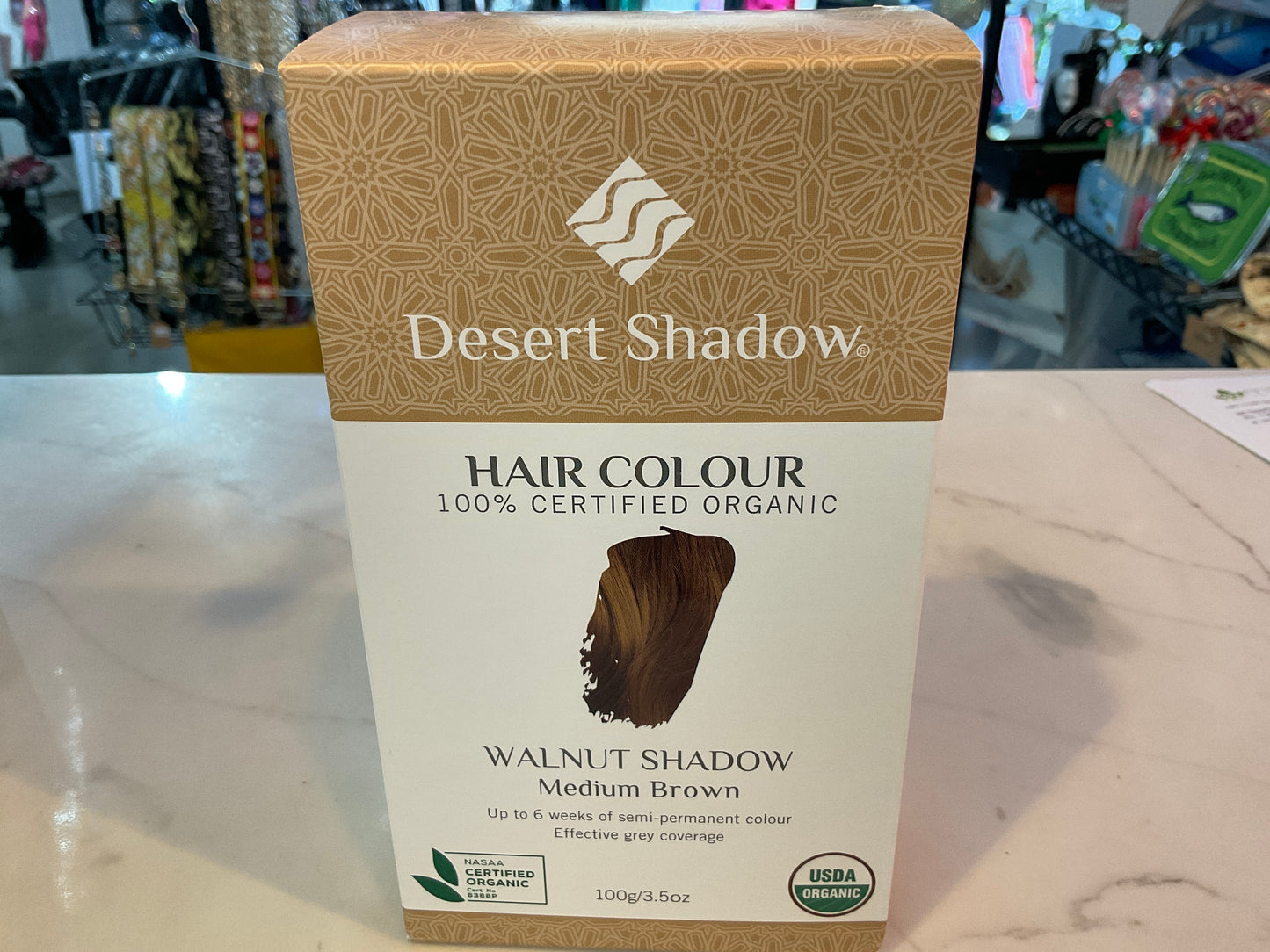 Organic hair colour Walnut shadow