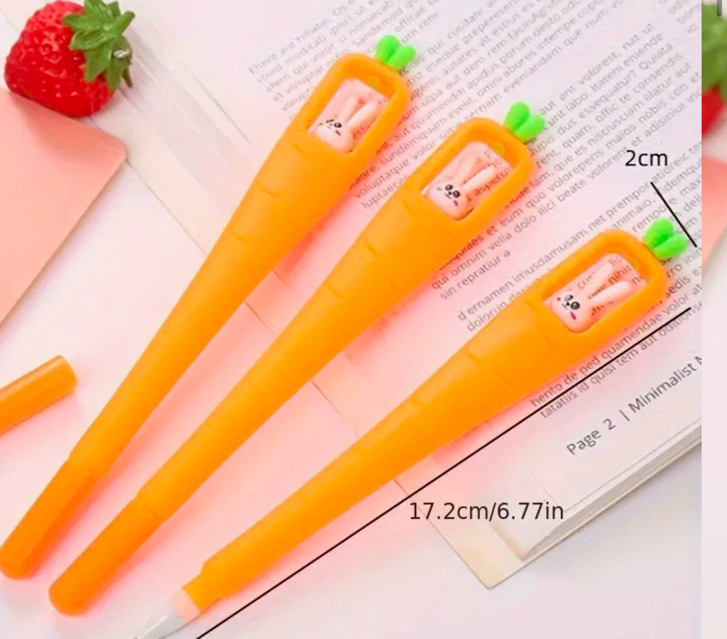 Lapin dans un stylo à carottes